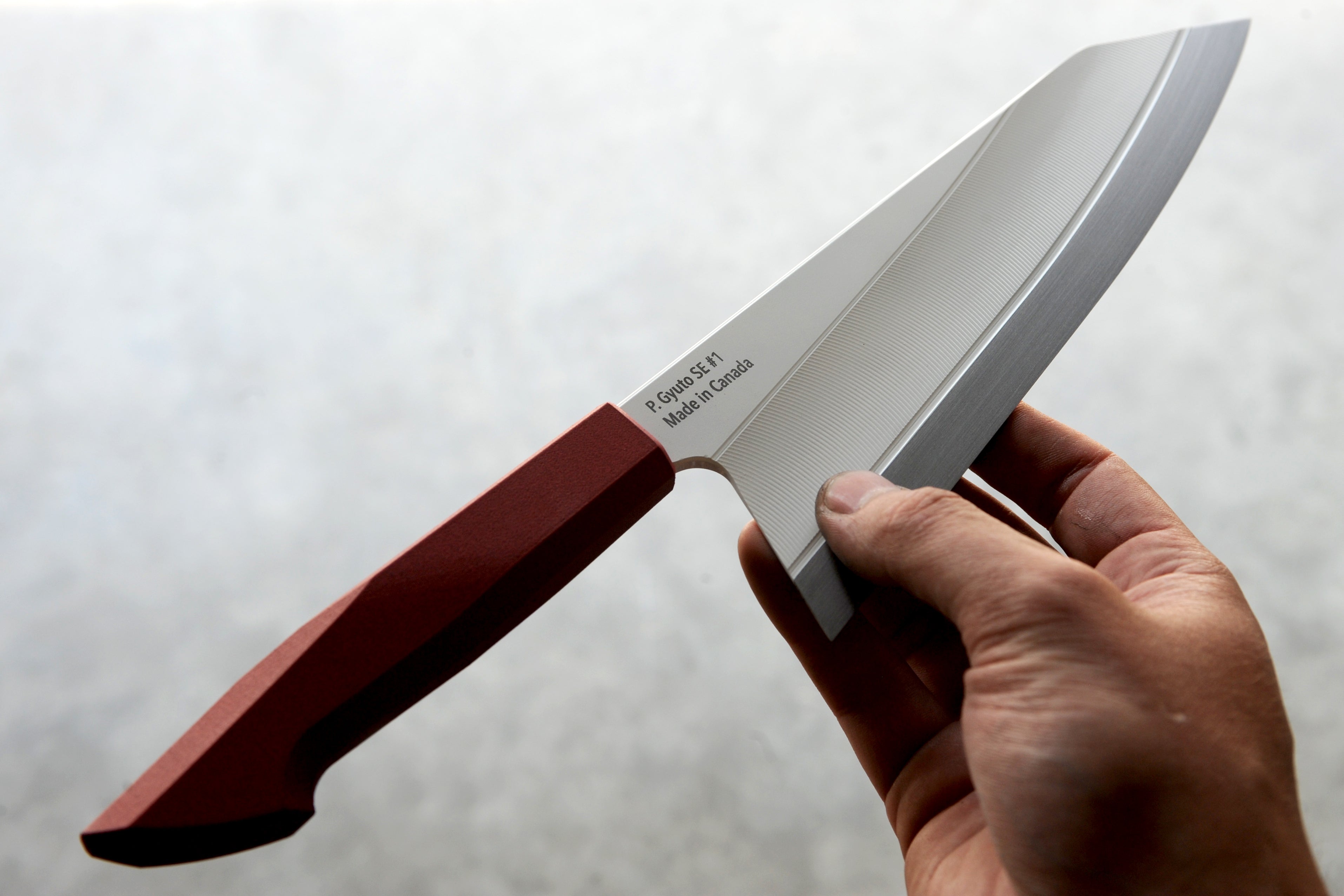 Production Gyuto Special Edition-- White & Red