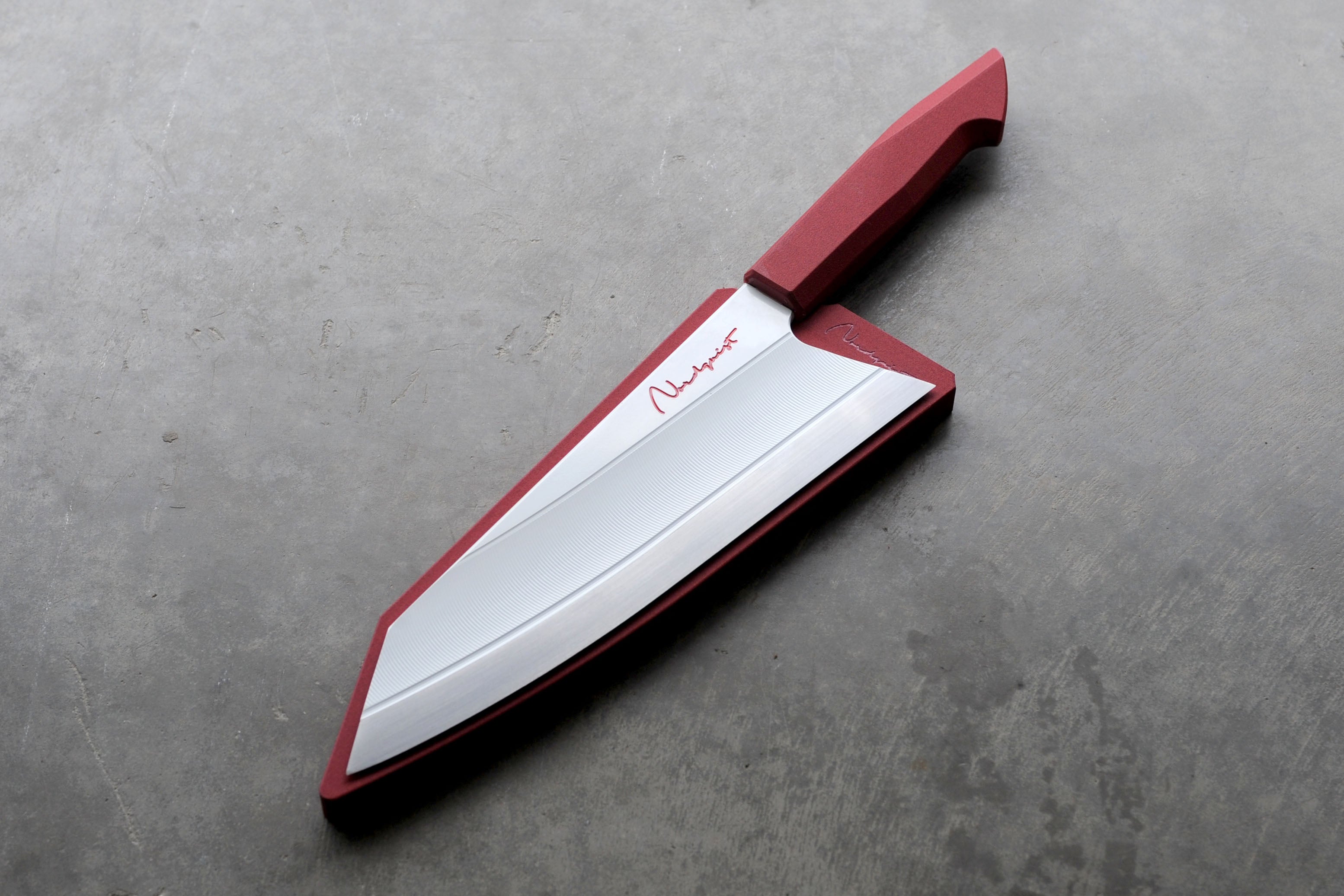 Production Gyuto Special Edition-- White & Red