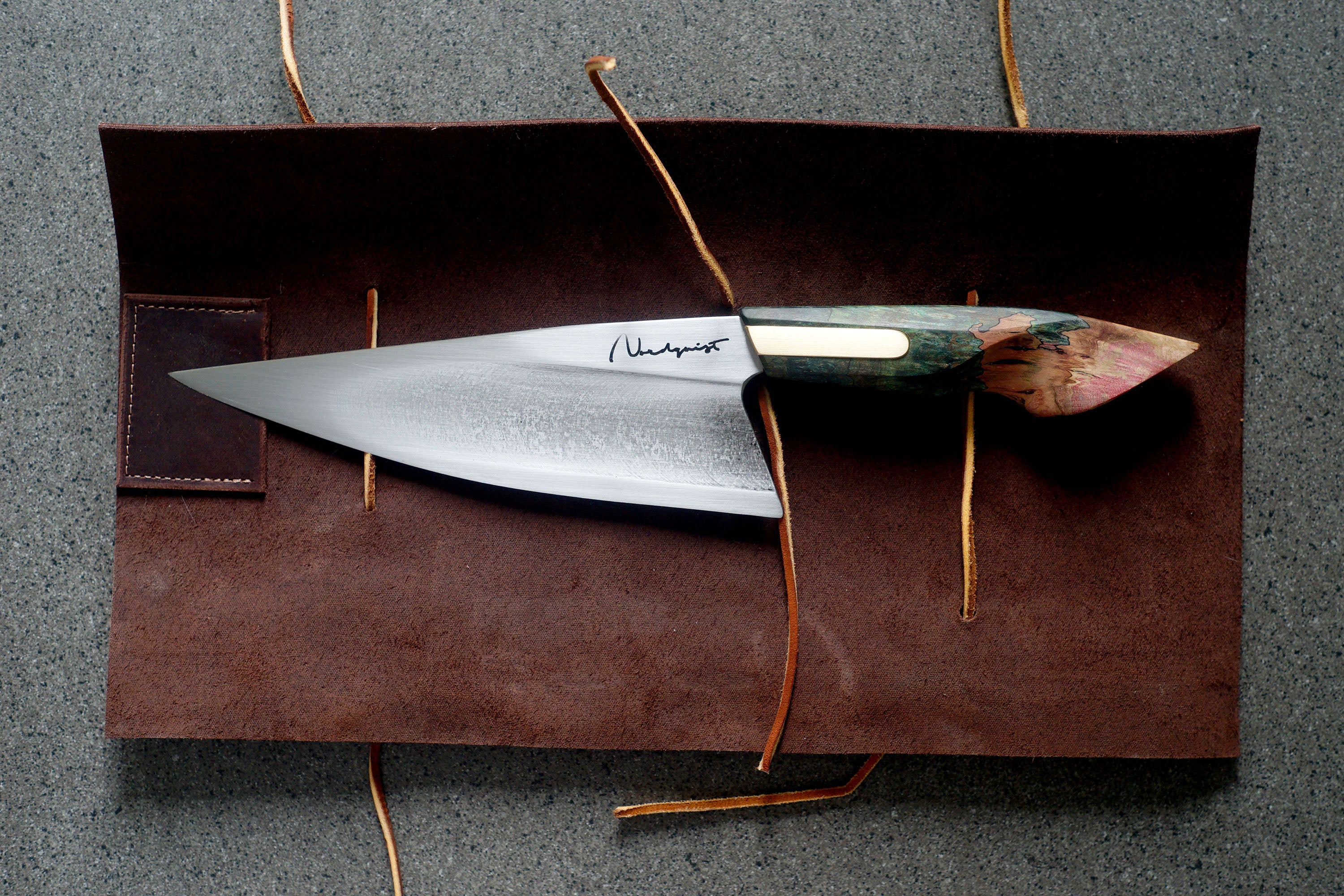 Maple & Brass S-Grind Chefs Knife