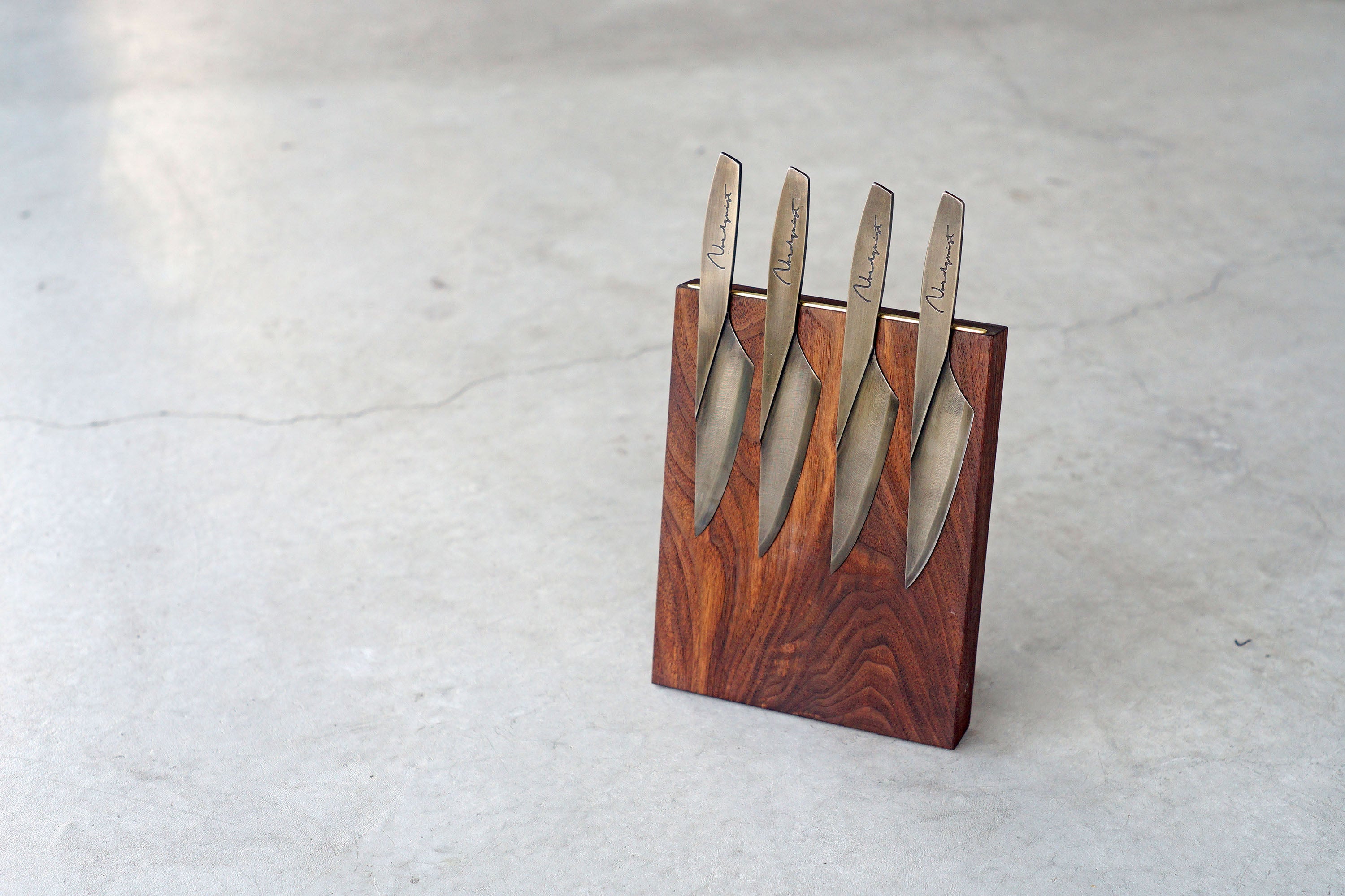 Magnetic Knife Stand - Brass