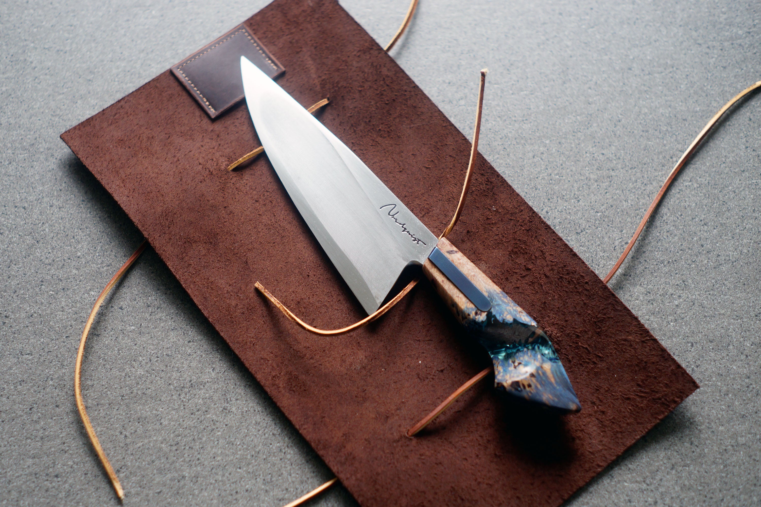 Resin & Burl S-Grind Chef's Knife