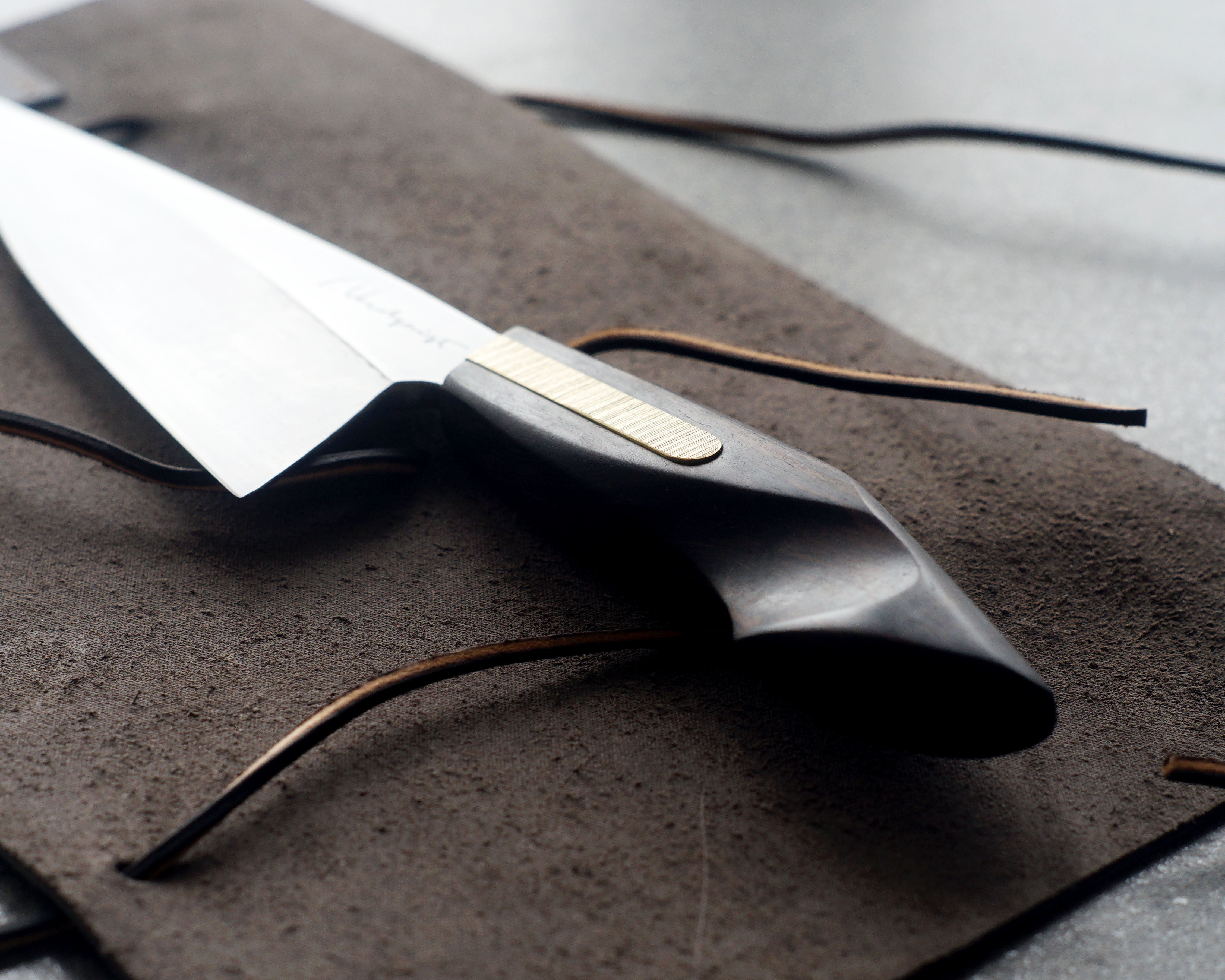 Blackwood & Brass S-Grind Chef's Knife