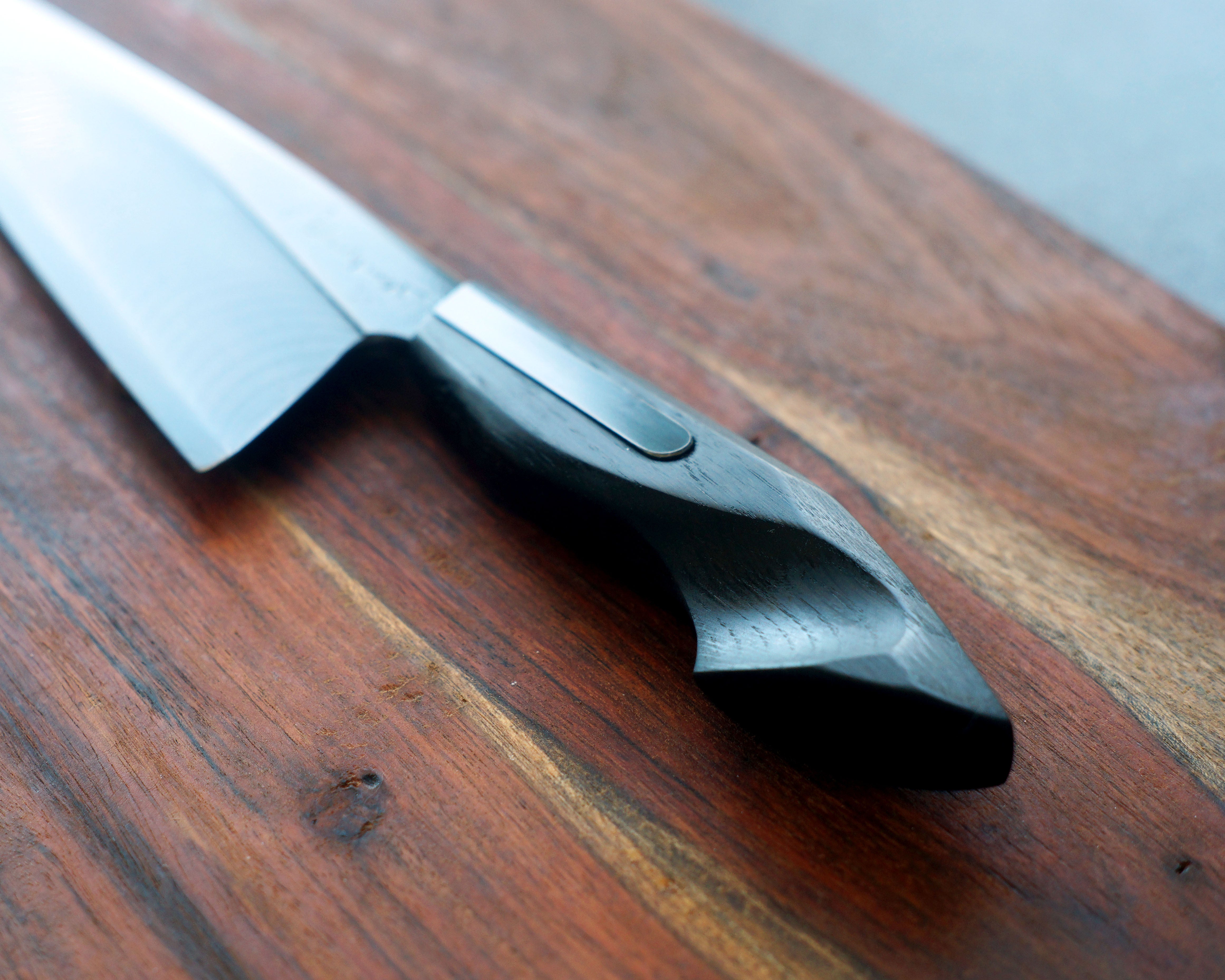 Bog Oak & Steel S-Grind Chef's Knife