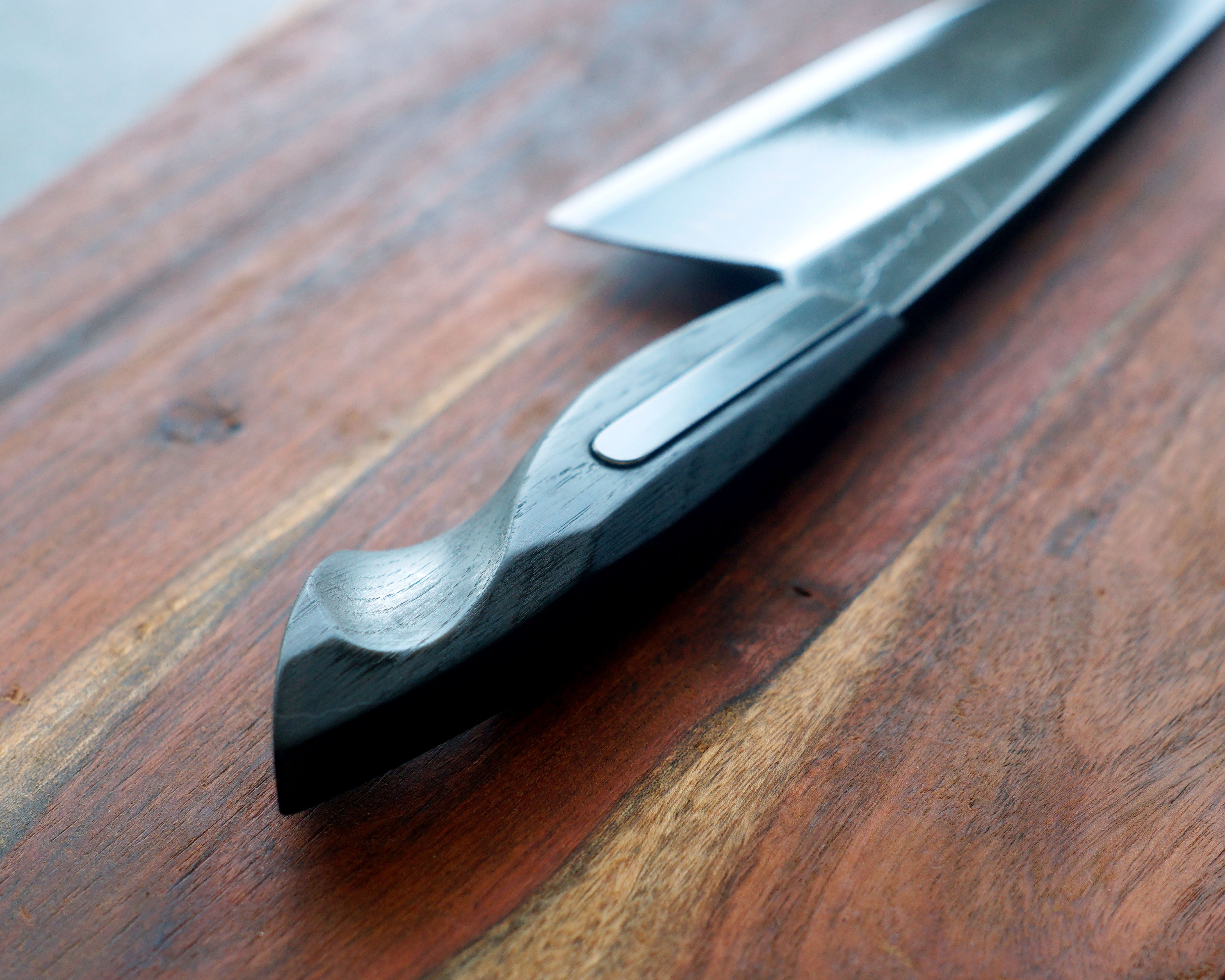 Bog Oak & Steel S-Grind Chef's Knife