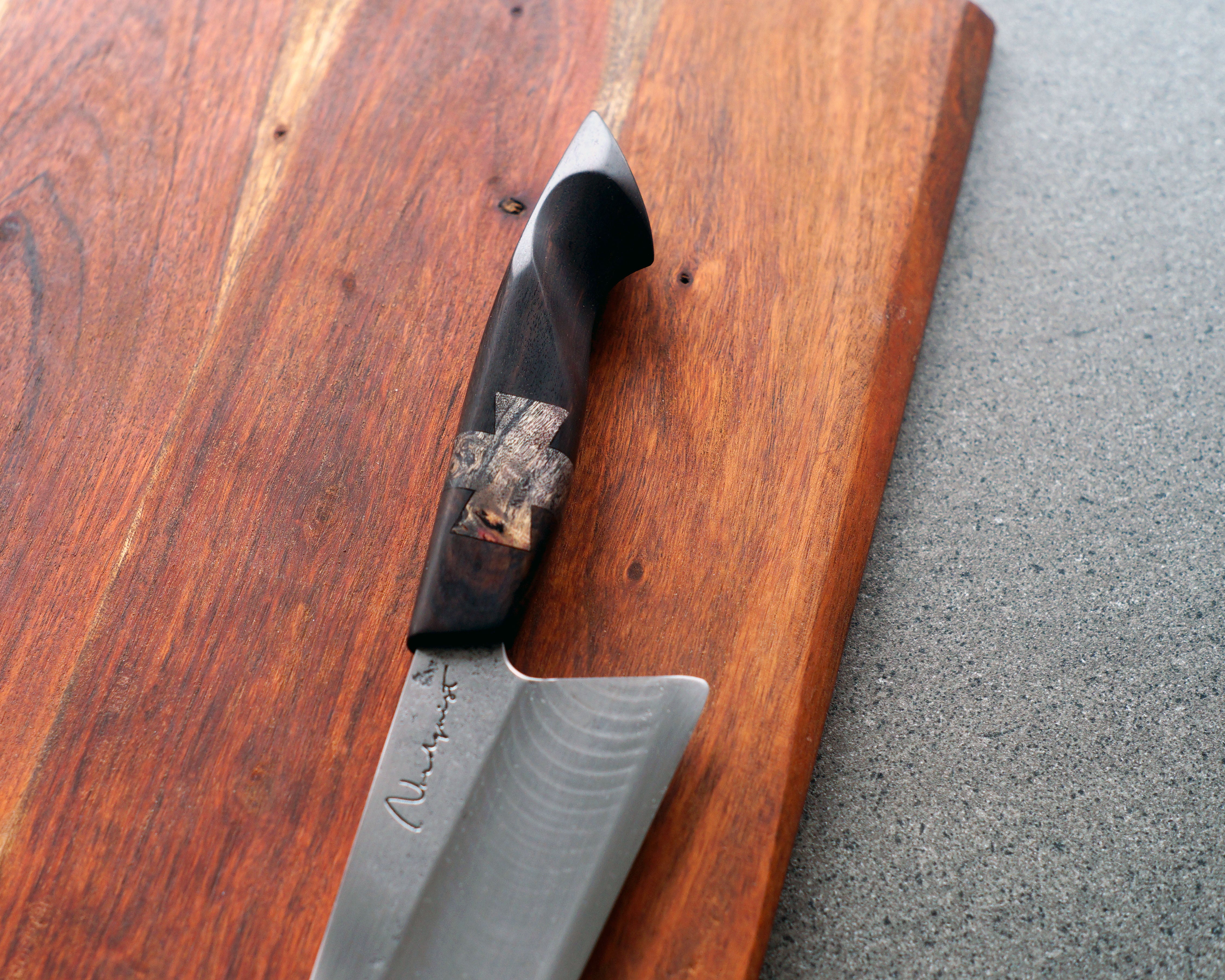 African Blackwood Dovetail S-Grind Gyuto