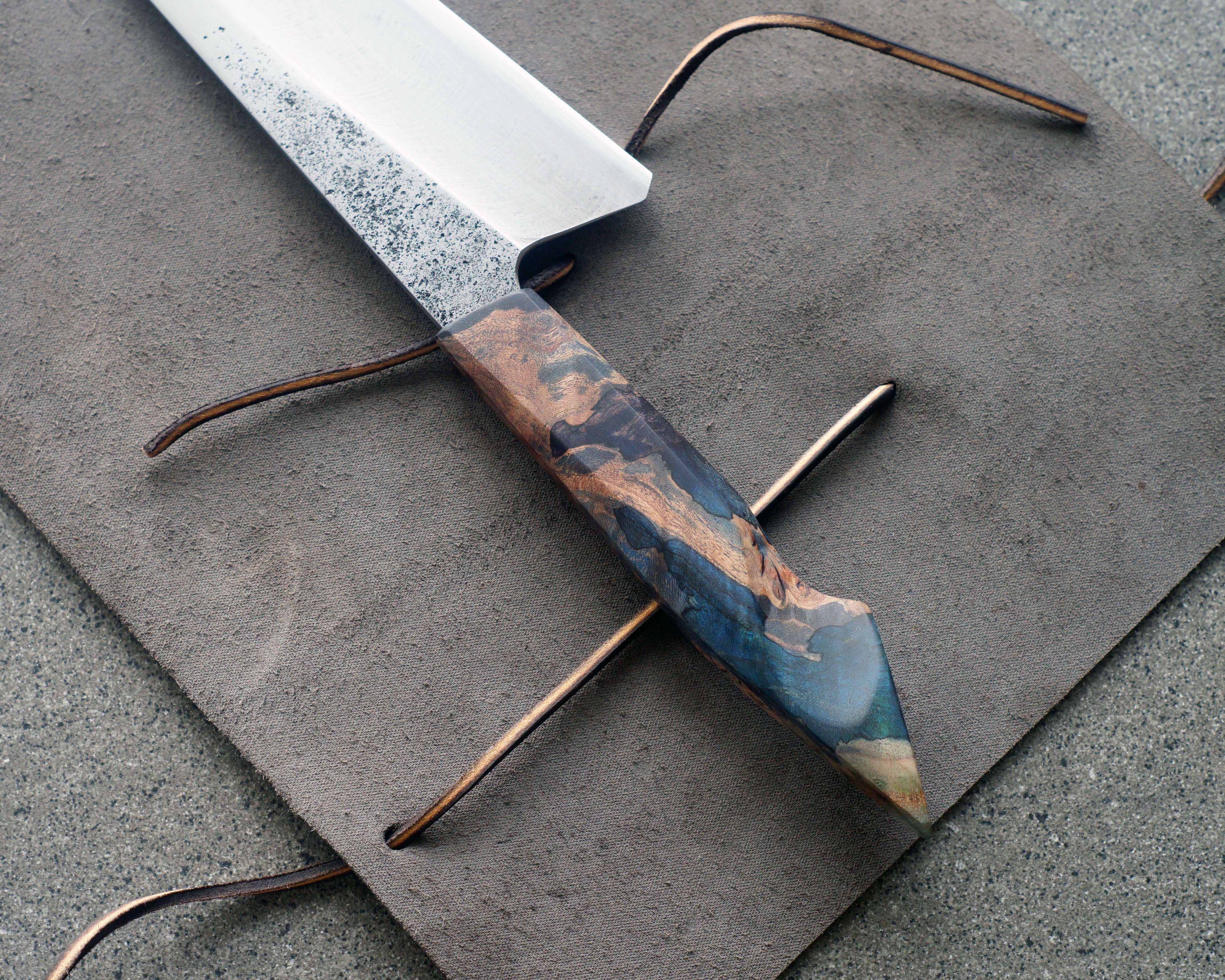 Maple & Copper S-Grind Gyuto
