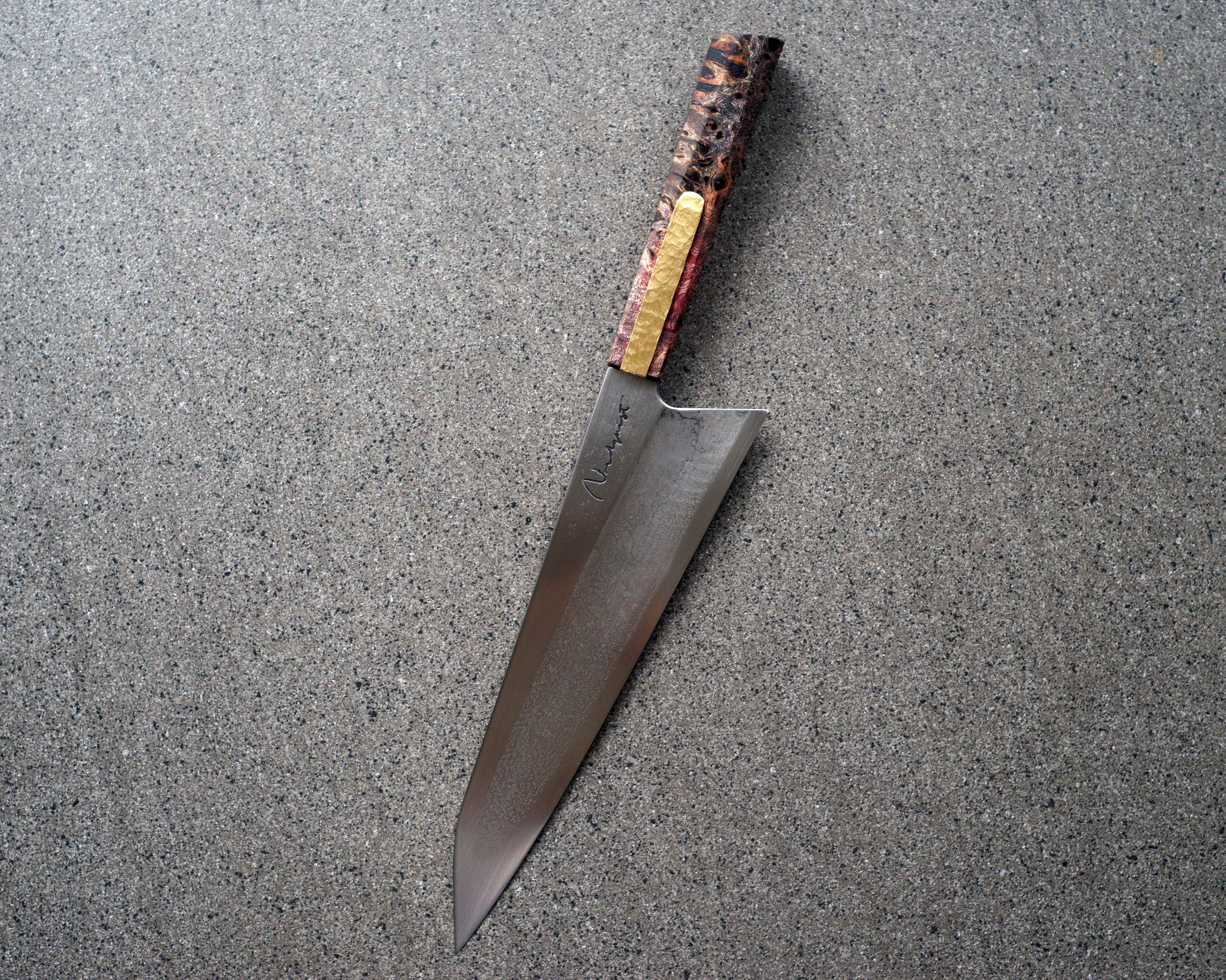 Brass and Burl S-Grind Gyuto