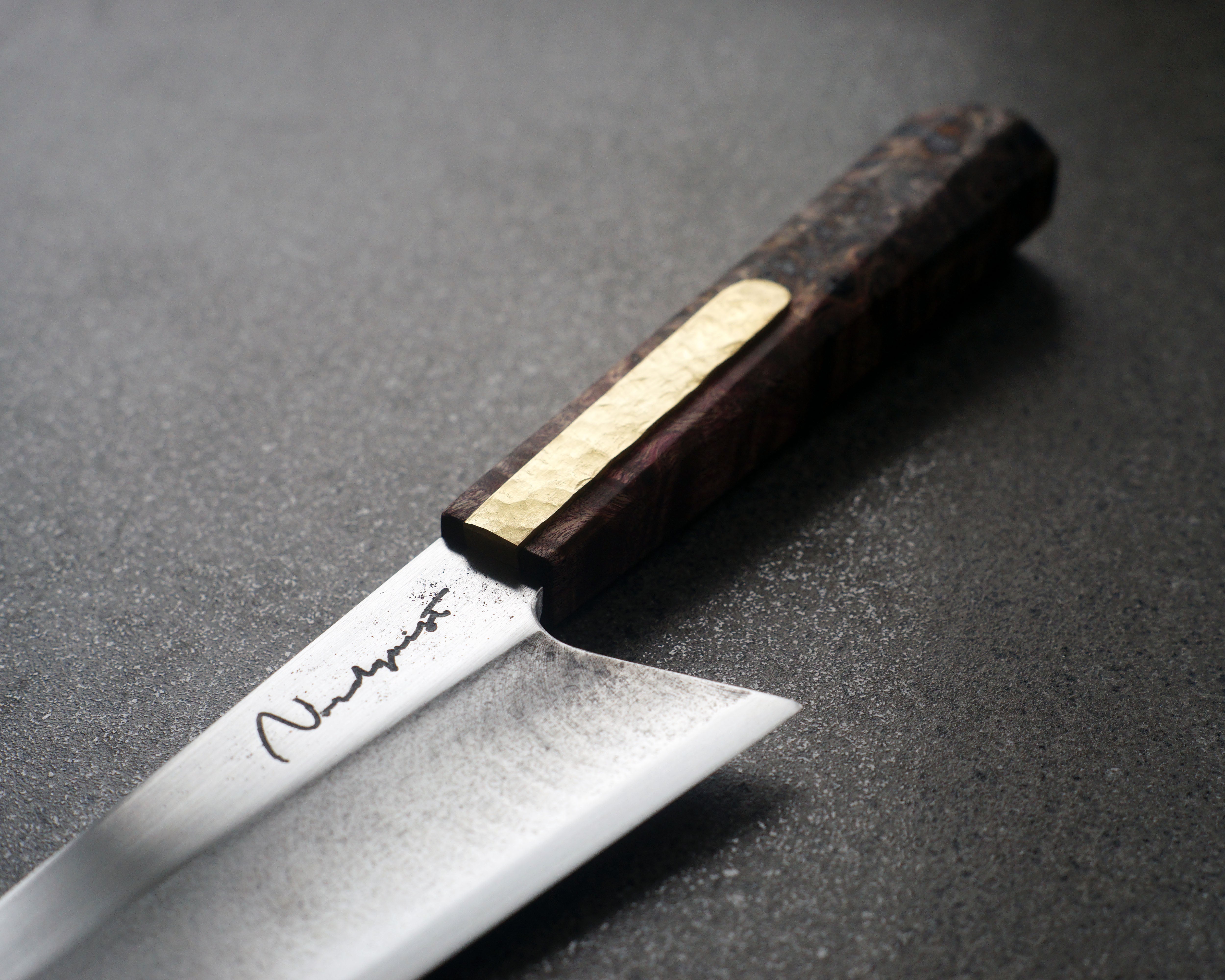Brass and Burl S-Grind Gyuto