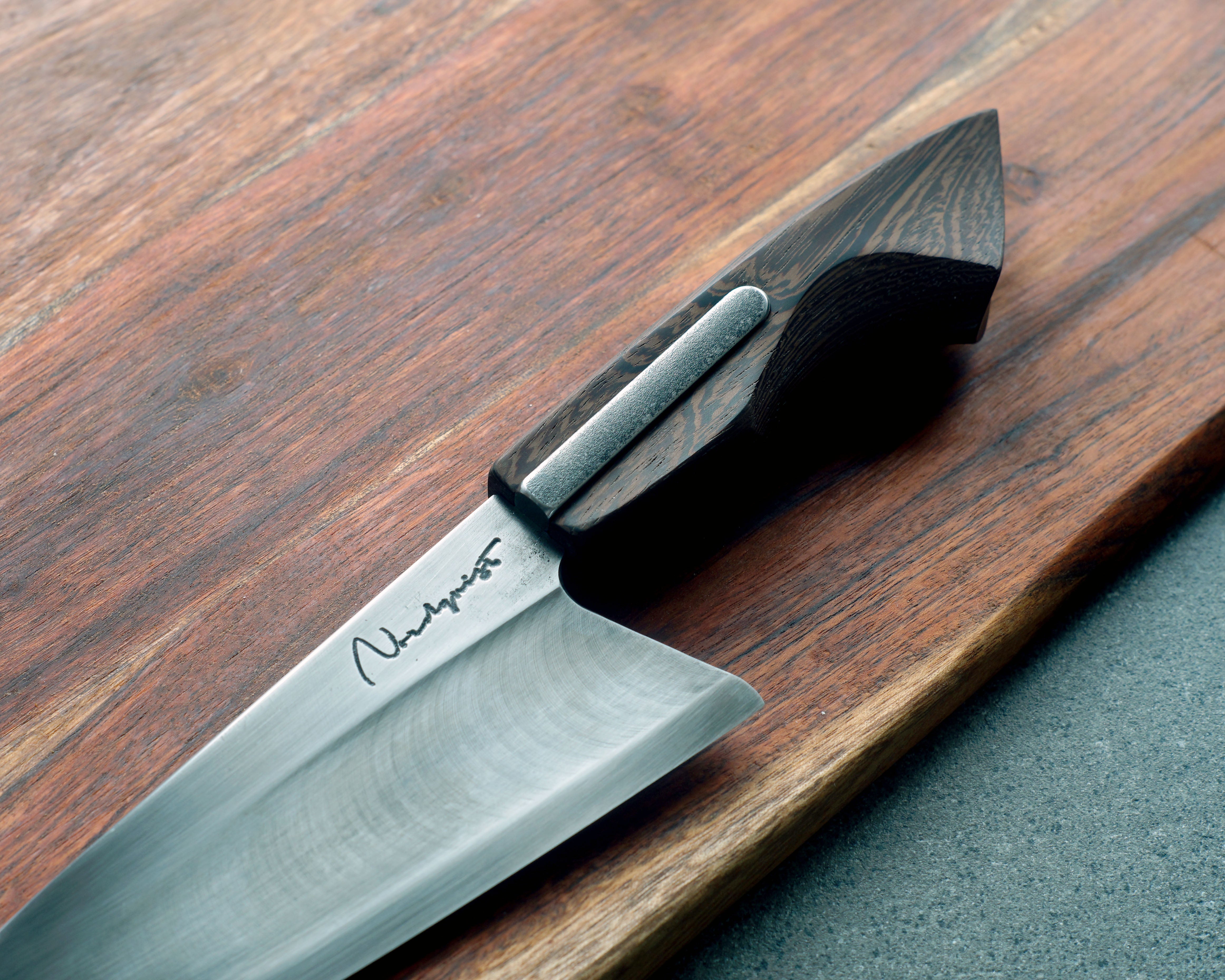 Wenge & Steel S-Grind Chef's Knife