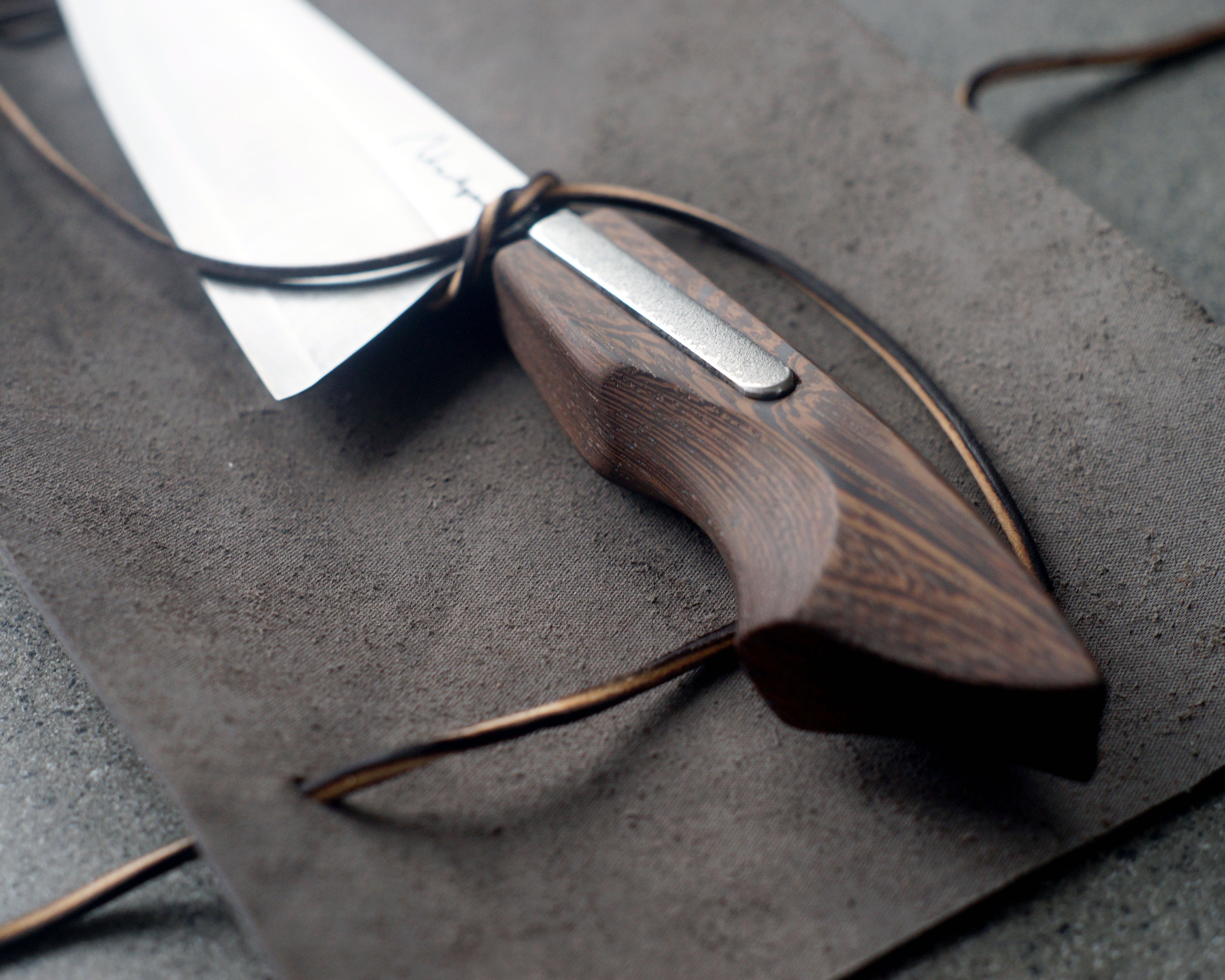 Wenge & Steel S-Grind Chef's Knife