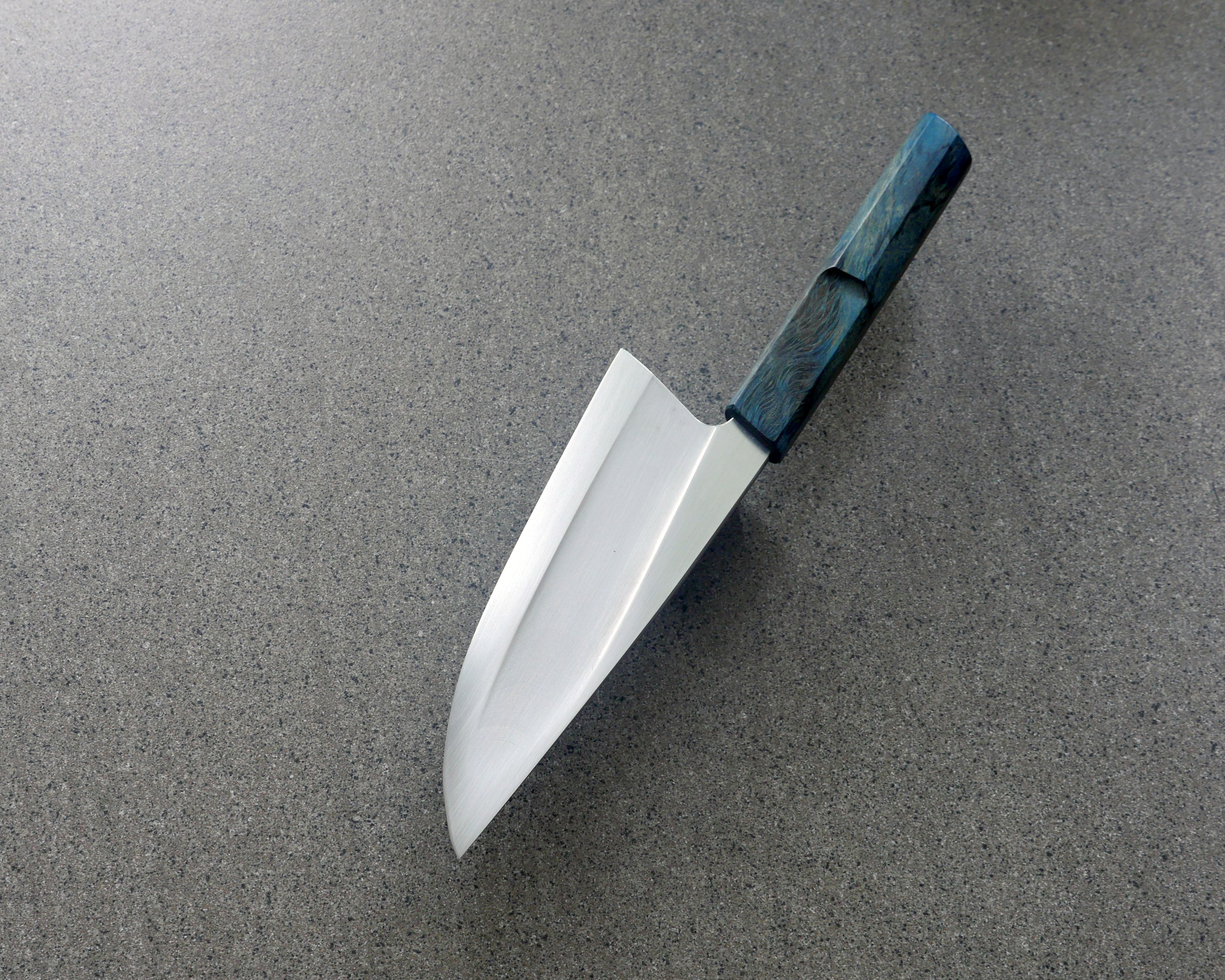 Nepal Alder & Brass S-Grind Chefs Knife