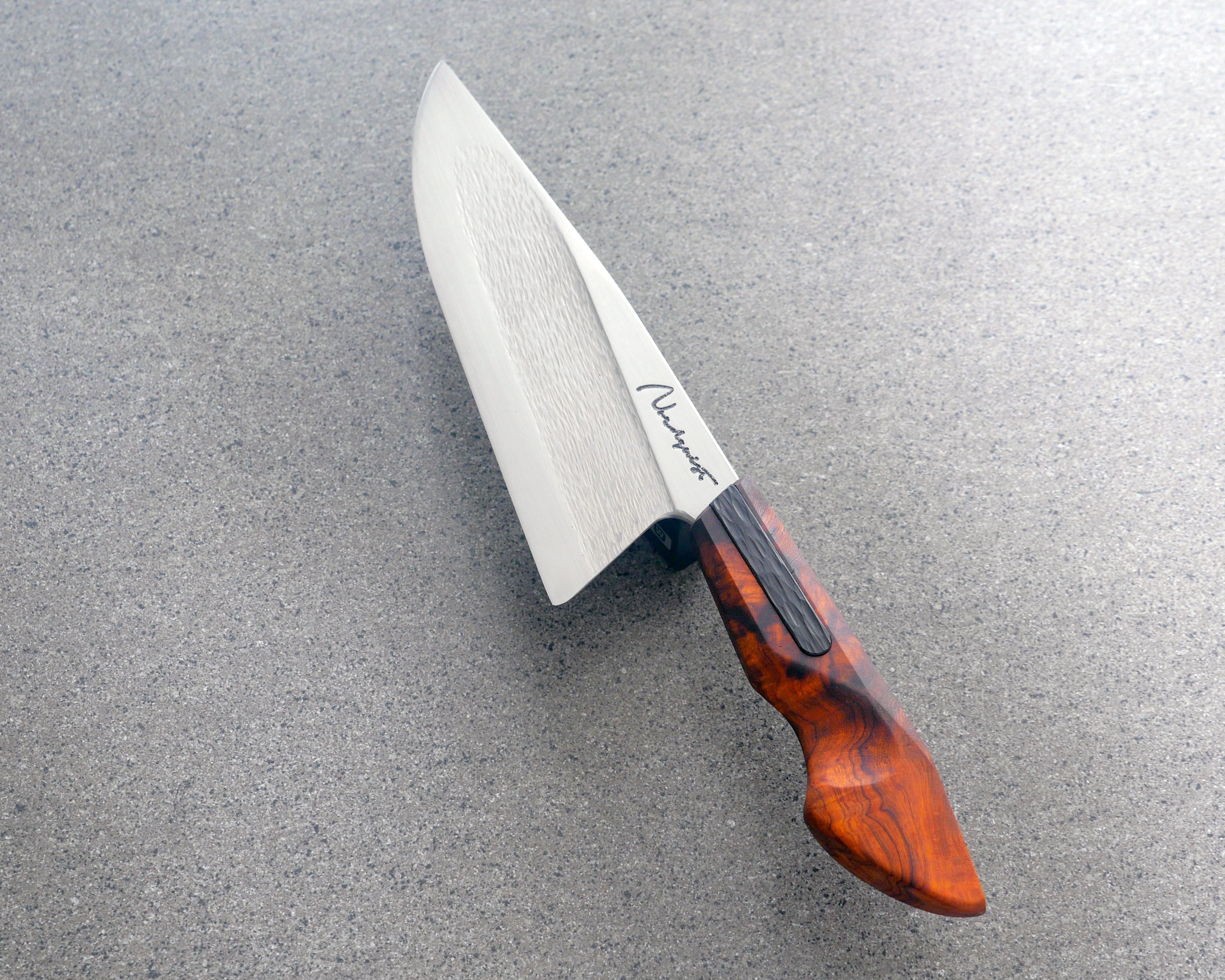 Ironwood & Ebony S-Grind Chefs Knife